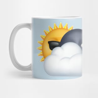 Cloudy Total Solar Eclipse Mug